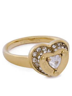 Guess Pierścionek JUBR05 552JW Złoty - Pierścionki - miniaturka - grafika 1