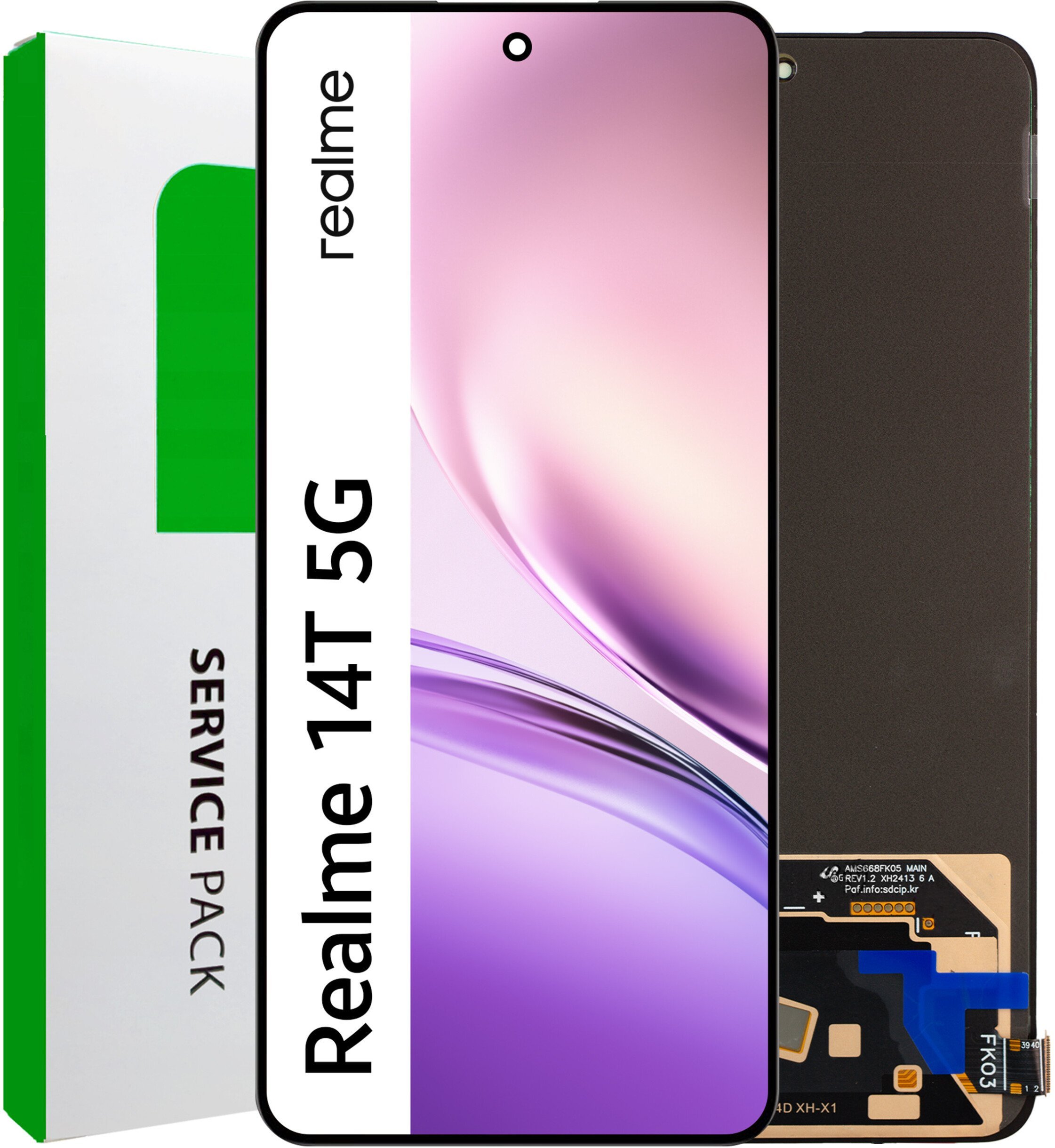 Zila Wyświetlacz do Realme 14T Ekran LCD Oryginał 5904858354016