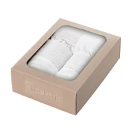 Ręczniki - Zestaw ręczników Trevor 3szt. white grey - miniaturka - grafika 1