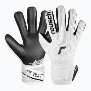 Rękawice bramkarskie dziecięce Reusch Attrakt Freegel Silver white/black - Piłka nożna - miniaturka - grafika 1