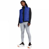 Spodnie męskie - Męskie legginsy do biegania Under Armour Qualifier Elite Cold Tight - szare - miniaturka - grafika 1