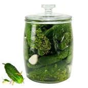 Pojemniki kuchenne - Szklany Słoik Hermetyczny 7L na Przetwory - miniaturka - grafika 1