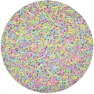 Posypka cukrowa PAŁECZKI PASTELOWE mix FunCakes, 80 g - Dodatki do ciast w proszku - miniaturka - grafika 1