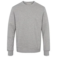 Bluzy męskie - By Garment Makers Bluza męska, jasnoszary, XXL - miniaturka - grafika 1