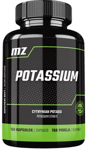 MZ-STORE POTASSIUM 365 MG CYTRYNIAN POTASU 150 KAPSUŁEK - Witaminy i minerały - miniaturka - grafika 1