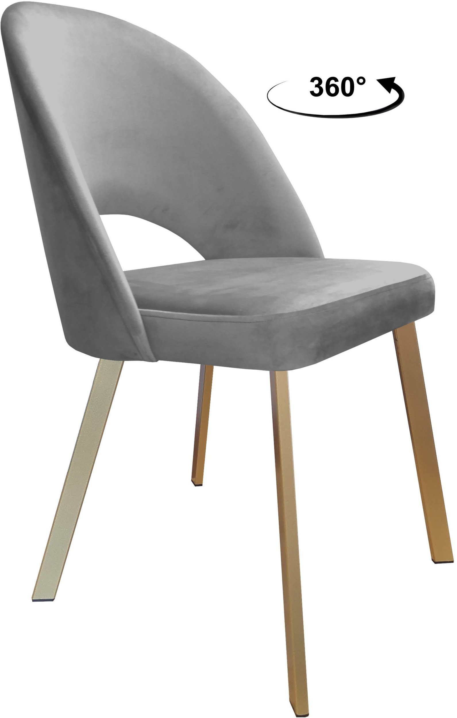 Krzesło obrotowe Polo podstawa Profil złota MG17