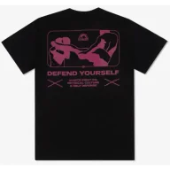 Koszulki sportowe męskie - MANTO T-shirt Koszulka Kicker Black - miniaturka - grafika 1