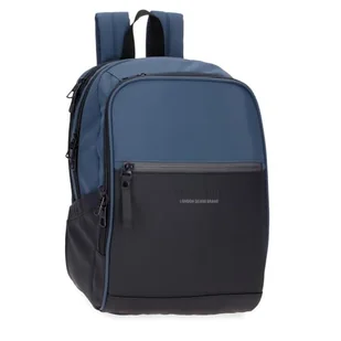Pepe Jeans Sail up Plecak na laptopa Podwójna komora do 12 cali Niebieski 25x37x12 cm Poliester i PU 11,1 l by Joumma Bags, Niebieski, Talla única, dwukomorowy plecak na laptopa - Torby na laptopy - miniaturka - grafika 1
