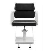 Fotele fryzjerskie - Gabbiano fotel fryzjerski Porto biało Czarny - miniaturka - grafika 1