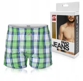 Majtki męskie - Bokserki Luźne Męskie z Rozcięciem Wygodna Piżama Prezent dla Niego Pudełko - miniaturka - grafika 1