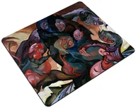 Podkładki pod mysz - Podkładka Kompozycja fantastyczna, Wizja z maskami Witkacy 24x19cm - miniaturka - grafika 1