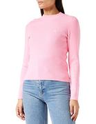 Swetry damskie - Levi's Damski sweter Crew Rib, Crew Rib Sweater Begonia Pink, M - miniaturka - grafika 1