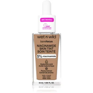 Wet n Wild Barefocus lekki podkład nawilżający Deep 32ml - Podkłady do twarzy - miniaturka - grafika 1