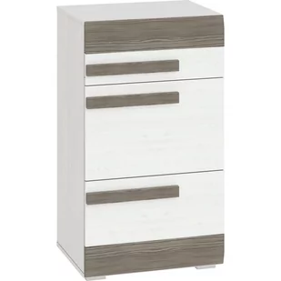 Szafka na Buty 20 Blanco ML Meble Sosna Śnieżna, New Grey - Szafki na buty - miniaturka - grafika 1