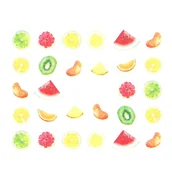 Ozdoby do paznokci - Allepaznokcie Naklejki wodne do paznokci Nr BN 833 - miniaturka - grafika 1