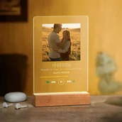 Ramki na zdjęcia - Lampka ramka L z wydrukiem na szkle akrylowym i podświetleniem LED - miniaturka - grafika 1