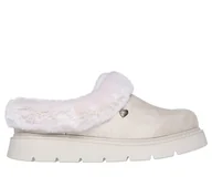 Kapcie damskie - Skechers Damskie kapcie Keepsakes Lite Cozy Blend, biały, 41 EU - miniaturka - grafika 1
