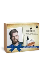 Zestawy kosmetyków męskich - Zestaw kosmetyków dla mężczyzn #4: balsam do zarostu, olejek do brody i szczotka do zarostu - miniaturka - grafika 1