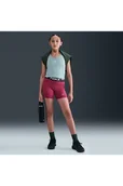 Spodnie i spodenki dla chłopców - Spodenki dziewczęce 8cm Dri-FIT Nike Pro - Fiolet - miniaturka - grafika 1