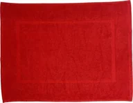 Dywaniki łazienkowe - Dywanik łazienkowy Comfort czerwony 50x70 cm - bawełna - miniaturka - grafika 1