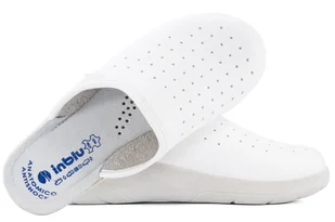 Inblu 50-33 Klapki Damskie Sanitarne 41 Biały - Klapki i japonki damskie - miniaturka - grafika 1