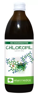 Alter Medica ALTERMEDICA Chlorofil płyn doustny 500 ml 3260281 - Odchudzanie i oczyszczanie - miniaturka - grafika 1