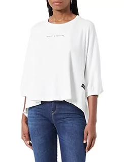 Koszulki i topy damskie - Replay T-shirt damski, 869 biały, L - grafika 1