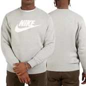 Bluzy męskie - Nike Sportswear bluza męska szara ocieplana DQ4912-063 M - miniaturka - grafika 1