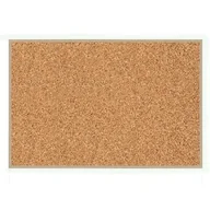 Tablice i flipcharty - Tablica korkowa 60 x 90 cm beżowy - miniaturka - grafika 1