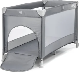 Moolino Łóżeczko turystyczne kojec Moolino FUN light gray - Łóżeczka i kojce - miniaturka - grafika 1