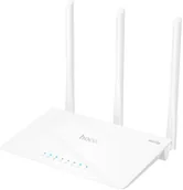 Routery - HOCO router bezprzewodowy WiFi4 HI30 biały - miniaturka - grafika 1