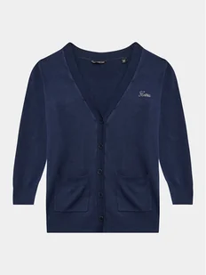 Guess Kardigan J3YR08 Z17X3 Niebieski Regular Fit - Swetry damskie - miniaturka - grafika 1