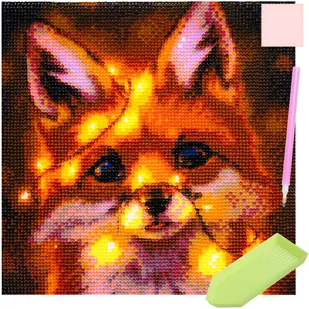 Haft Diamentowy Diamond Painting Mozaika 5D Zestaw Lis MALATEC - Malowanie po numerach Haft Diamentowy Diamond Painting Mozaika 5D Zestaw Lis MALATEC - Malowanie po numerach - miniaturka - grafika 1