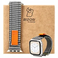 Akcesoria do smartwatchy - Pasek Bizon Strap Watch Urban do Apple Watch 38/40/41 mm, czarno-biała pepitka - miniaturka - grafika 1