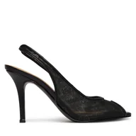 Sandały damskie - Sandały Guess FLJKIS FAL07 Czarny - miniaturka - grafika 1