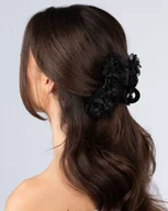 Ozdoby do włosów - KLAMRA szczęka SPINKA do włosów duża kwiatek KWIATY żabka - miniaturka - grafika 1