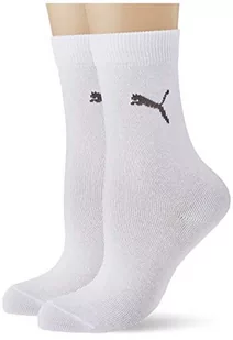PUMA Skarpety dziecięce, uniseks (2 sztuki), biały, 23-26 - Skarpetki damskie - miniaturka - grafika 1