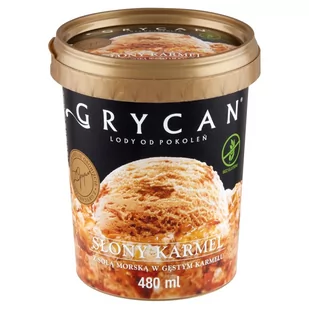 GRYCAN Lody słony karmel z solą morską 480 ml - Lody i desery lodowe - miniaturka - grafika 1