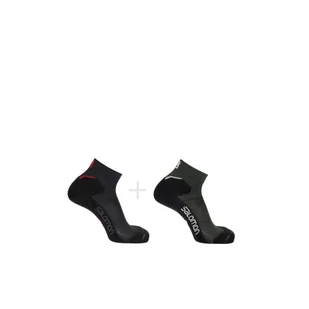 Skarpety sportowe do biegania Salomon Speedcross Ankle 2 pary - Odzież trekkingowa damska - miniaturka - grafika 1