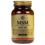 Witaminy i minerały dla sportowców - Solgar Solgar, MSM, 1000 mg, 60 tabletek - miniaturka - grafika 1