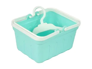 Zestaw Pralka Żelazko Wieszaki Miętowy - Zabawy w naśladowanie dorosłych - miniaturka - grafika 5