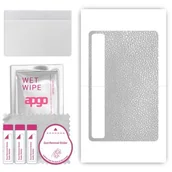 Akcesoria do tabletów i e-booków - folia naklejka skórka strukturalna na TYŁ do TCL TAB 8 LE - Skóra Srebrna - apgo SKINS - miniaturka - grafika 1