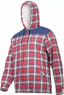 Odzież robocza - LAHTI PRO Koszula flanelowa robocza ocieplana z kożuszkiem w kratę L41807 L - miniaturka - grafika 1