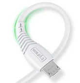 Kable - KABEL T-PHOX NATURE MICRO USB WHITE 1.2M 3A - miniaturka - grafika 1