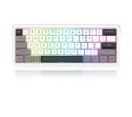 Klawiatury - Redragon Draconic V2 K730WGP-RGB-PRO Biało-szary - miniaturka - grafika 1