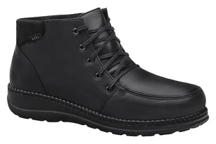 Botki AXEL Comfort 1789 H Czarne Stretch na zamek Kosela Medic 9726 na haluksy - Botki damskie - miniaturka - grafika 1