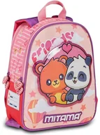 Plecaki szkolne i tornistry - Mitama Spinny plecak przedszkolny, dwustronna z podwójną grafiką z boczną kieszenią na butelkę, różowy, dziewczęcy, do szkoły i wypoczynku, Różowy, Taglia unica, Plecak przedszkolny - miniaturka - grafika 1