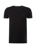 Koszulki męskie - TOMMY HILFIGER JEANS koszulka meska czarny tshirt logo okragly dekolt TOMMY HILFIGER JEANS koszulka meska czarny tshirt logo okragly dekolt XXL - miniaturka - grafika 1