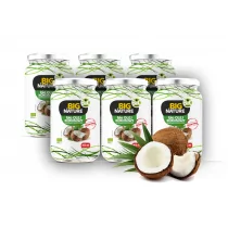 Big Nature Olej kokosowy rafinowany Zestaw 6 x 900 ml Bio - Olej spożywczy - miniaturka - grafika 1