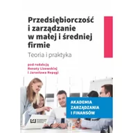 Zarządzanie - Wydawnictwo Uniwersytetu Łódzkiego Przedsiębiorczość i zarządzanie w małej i średniej firmie - Renata Lisowska, Jarosław Ropęga - miniaturka - grafika 1